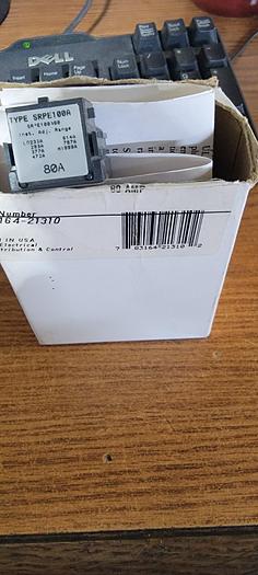 Parts Only GE SPRE100A80 CIRCUIT BREAKER RATING PLUG (105)
