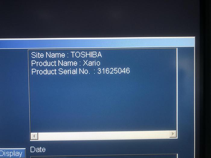 Gebraucht TOSHIPA-Xario-Ultraschallgerät-5046