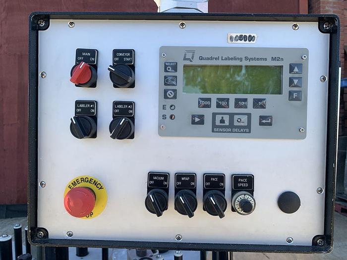 Used Labeler, Pressure Sensitive, Quadrel, Versaline, Wrap, #S744339