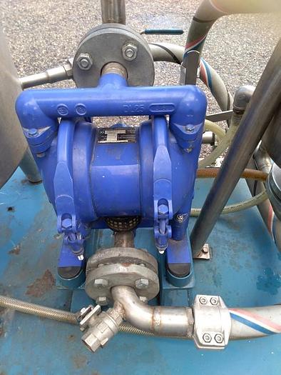 Gebraucht Ex-geschützte mobile Filteranlage mit Doppelmembranpumpe
