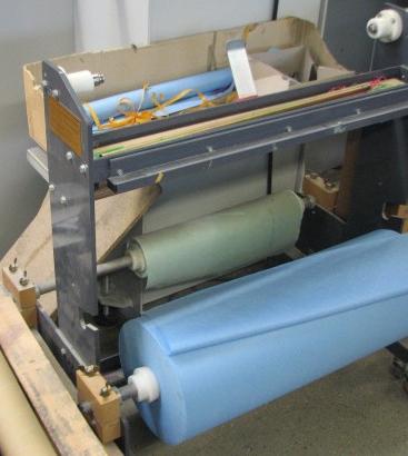 Used Nonwoven Kasper manual double washcloth changing station 2010