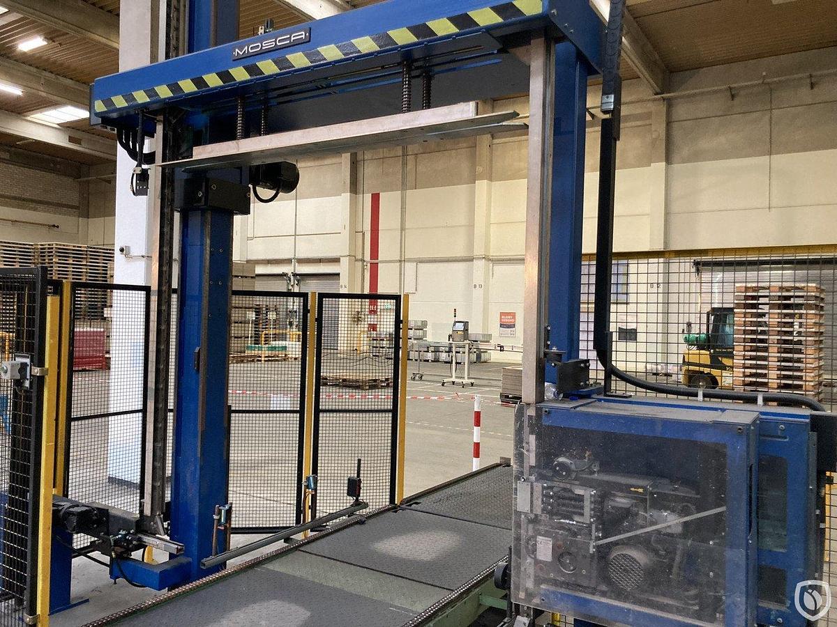 Gebraucht MOSCA KZD-311 – Vollautomatische Paletten-Umreifungsmaschine
