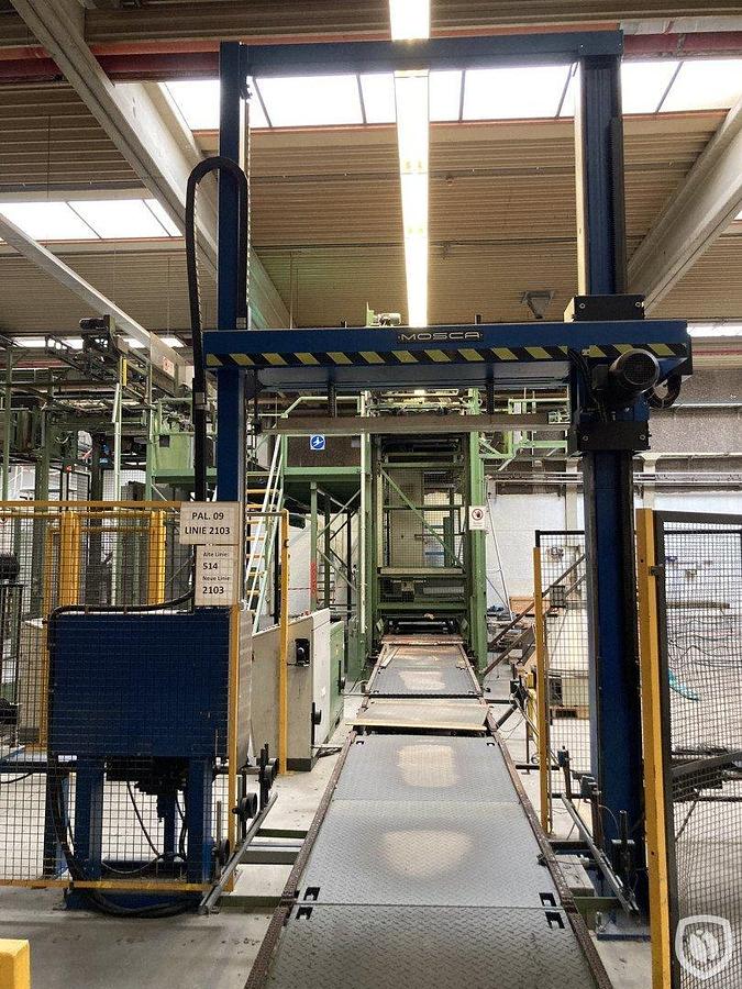 Gebraucht MOSCA KZD-311 – Vollautomatische Paletten-Umreifungsmaschine