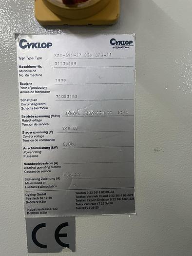 Gebraucht Cyklop Umreifungspresse