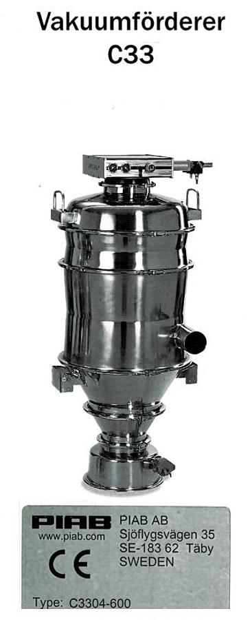 Gebraucht 2003 PIAB Vakuumförderer C3304-600