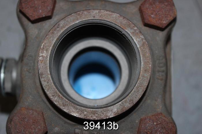 Unused Neles Jamesbury 1.5" Series 4000 Manual Ball Valve, 1 1/2 4A 2236 MT 1 #39413