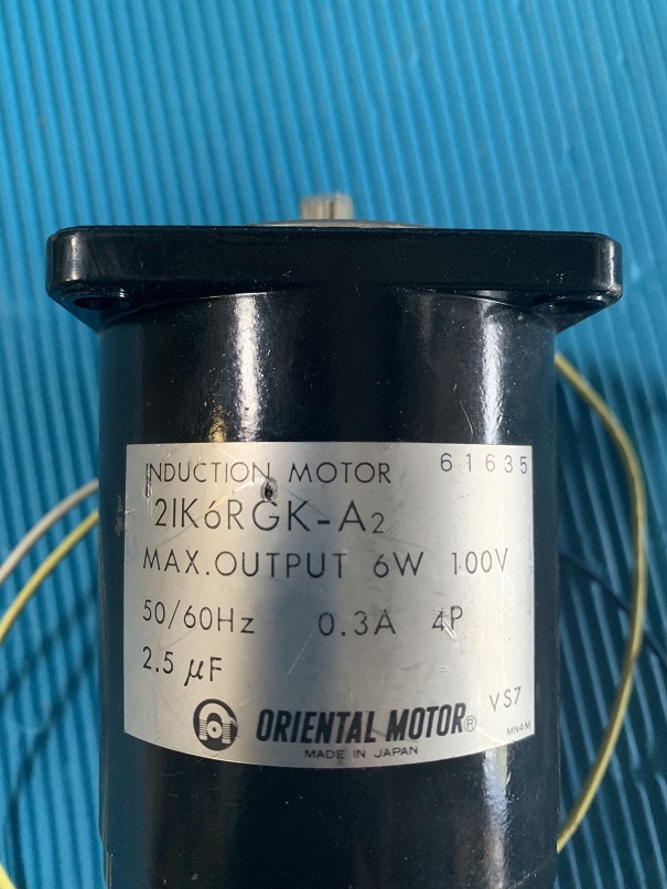 Used Oriental Motor Induction Motor 2IK6RGK-A2