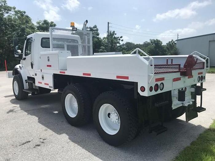 Used 2007 Freightliner M2-106 6x6 12ft Flatbed Winch Truck - C87323