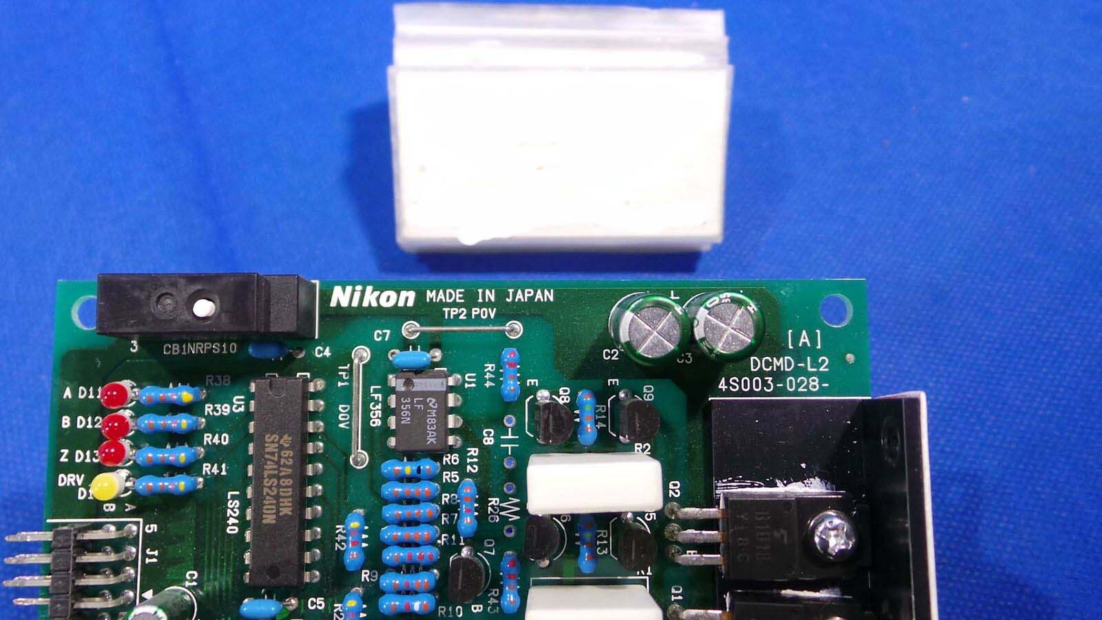 Used Nikon 4S003-028 Board, 4S003-028 / DCMD-L2 / NSR-S204B Step-and-Repeat /