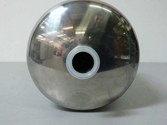 Used Sartorius Stedim 10 Liter 316L Stainless Steel Pressure Vessel w/ Bottom Drain