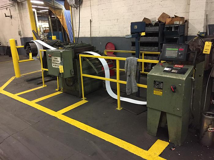 Used 15 IN WIDE X .093 X 8,000 LB CWP/ROWE SERVO FEED LINE