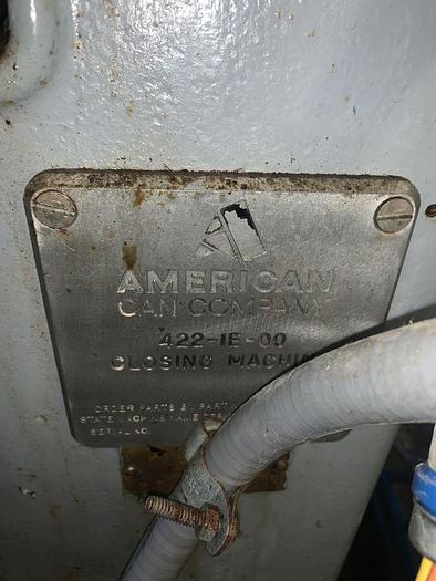 Used Can Closer, Canco, Mdl 422-IE-00, 401 Diameter, Atmospheric #S744325