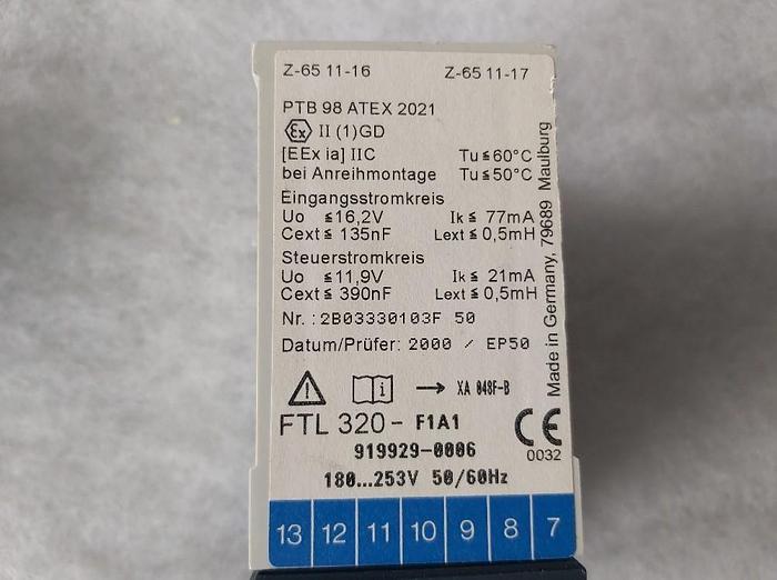 D'occasion Nivotester, FTL 320 F1A1, Eex, Endress et Hauser, d'occasion