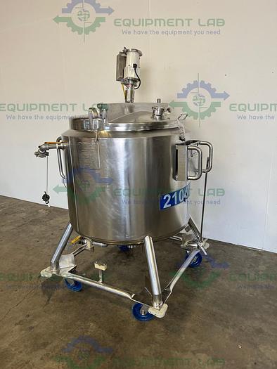 Used DCI  300 Liter Stainless Steel Jacketed Reactor  Mixing Tank w/  PharMix Agitator