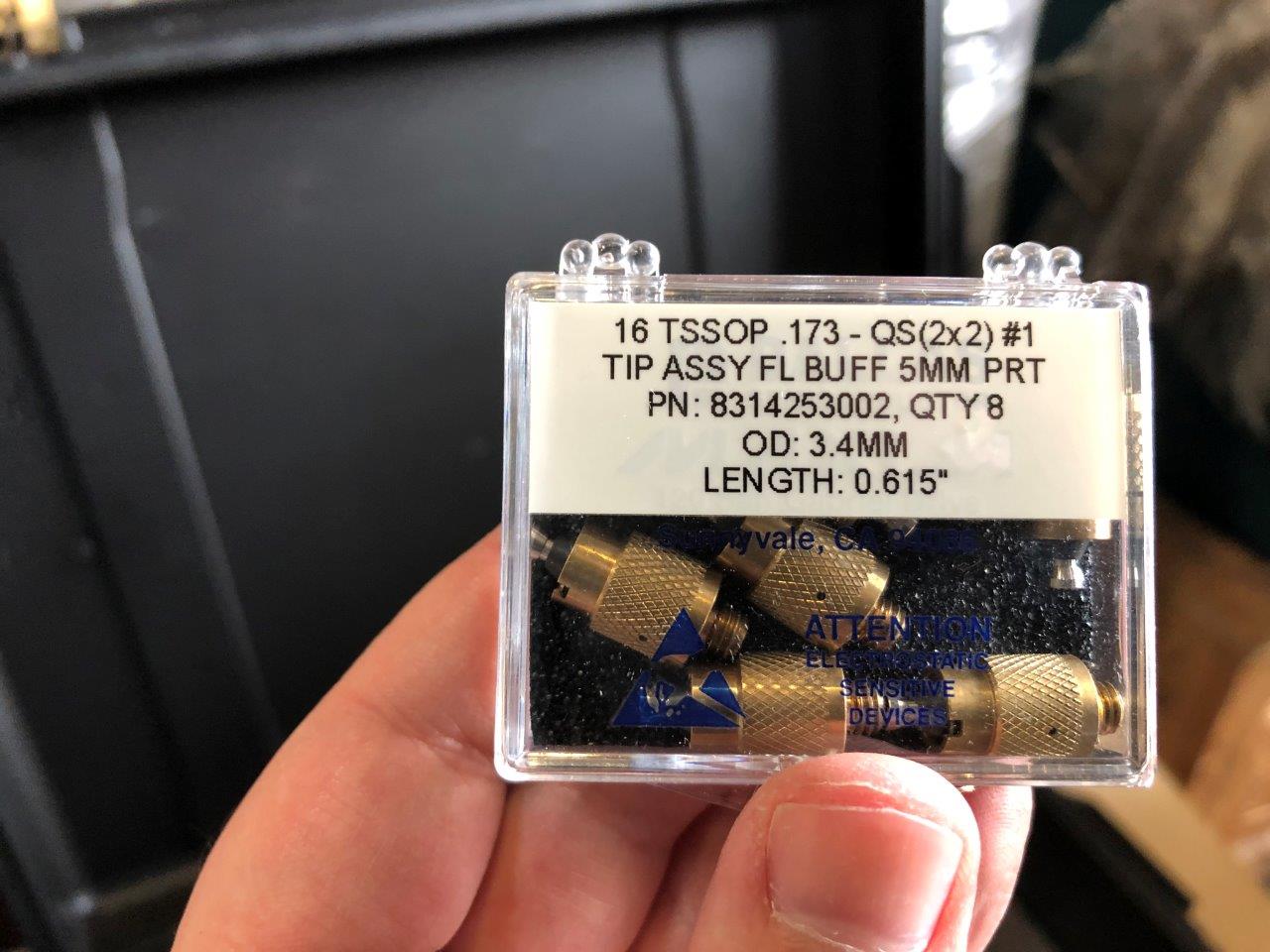 Used Delta Edge DE8000 - Q-FPB-16 TSSOP .173-0001 Test Handler Change kit