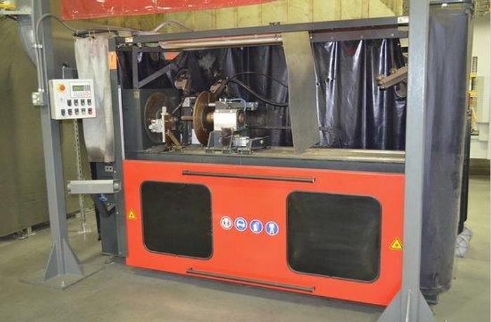 FRONIUS 21" X 60" X 150 KG TRUNION STYLE CYLINDRICAL WELDING CELL