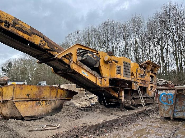 Used 2007 Extec C12+ tracked jaw crusher