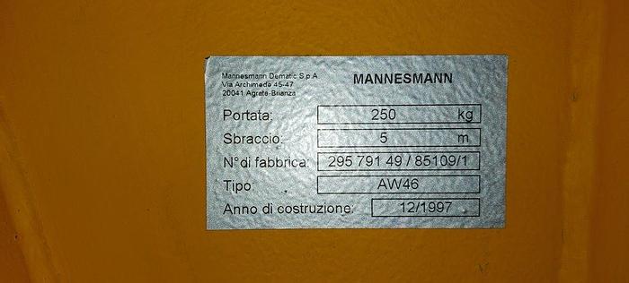 Used Gru a bandiera Demag AW46