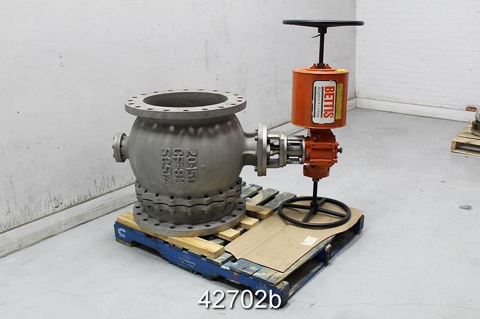 Unused Bettis UK G01012-M3HW 20" Hand Operated V-Ball Valve #42702