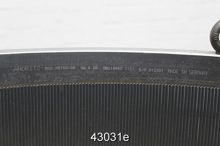 Unused Voith MSM 08/08 Stainless Steel Pressure Screen Basket, with .18mm (.007") Slots #43031