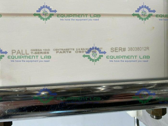 Used Tangential Flow Filtration SS Skid w/ Waukesha 130-U2C Pump & Pall Centrasette