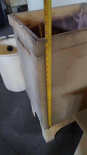 Used PolyPro Plating rinsing rinse tanks Dipping Dying Electroplate