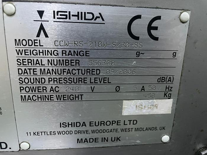 Used ISHIDA MULTIHEAD WEIGHER
