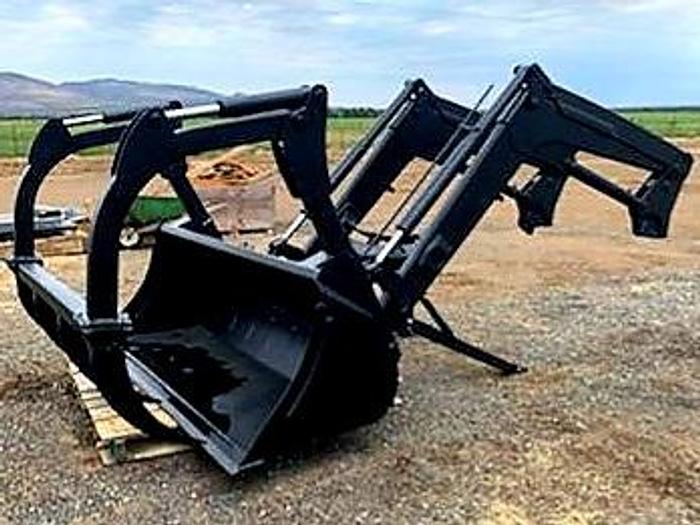 Used Quicke Q45 Loader w/ Grapple - Fits Case Maxxum 125 Tractor