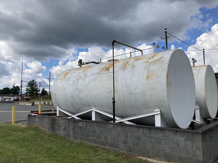 Used Used approximately 15,000 gallon carbon steel horizontal single walled fuel tank