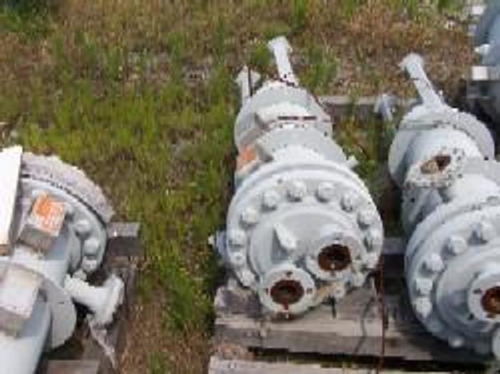 Used Unused JFD Tube & Coil Productions Inc. 35 square feet vertical carbon steel shell and tube heat exchanger