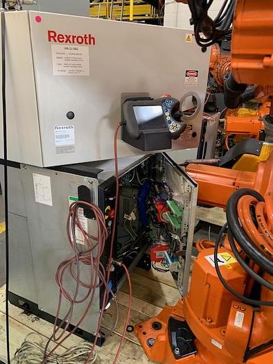 Used ABB IRB 6640 180/2.55 NEW 2014 WITH ARO SPOT WELDING GUN AND REXROTH WELDING CONTROLLER