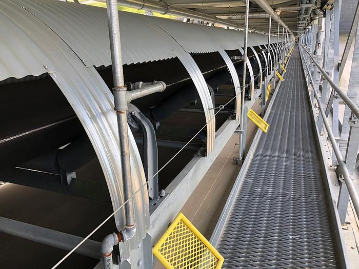 Used Conveyor, Belt, 60" x 365', Covered, Incline, 350 HP, B #C743203