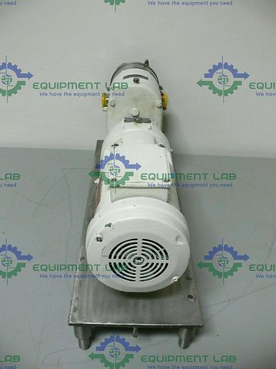 Used Tri-Clover PR25-1 M-TC1-4-SL-S Rotary Lobe Pump w/ Gear Reducer and 1HP Motor