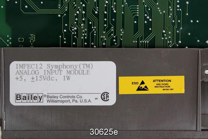 Used ABB IMFEC12 Analog Input Module for ABB-Bailey Symphony/INFI90 #30625
