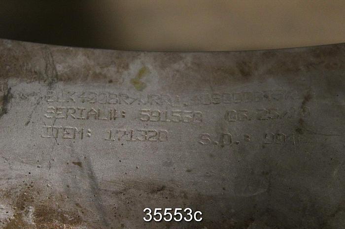 Used Black Clawson UV 400 Pressure Screen Basket, .016" Slots #35553