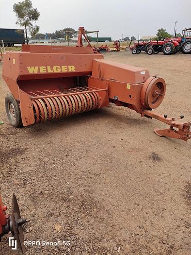 Used WELGER SQUARE BALER FOR SALE R75,000.00 EXCL VAT