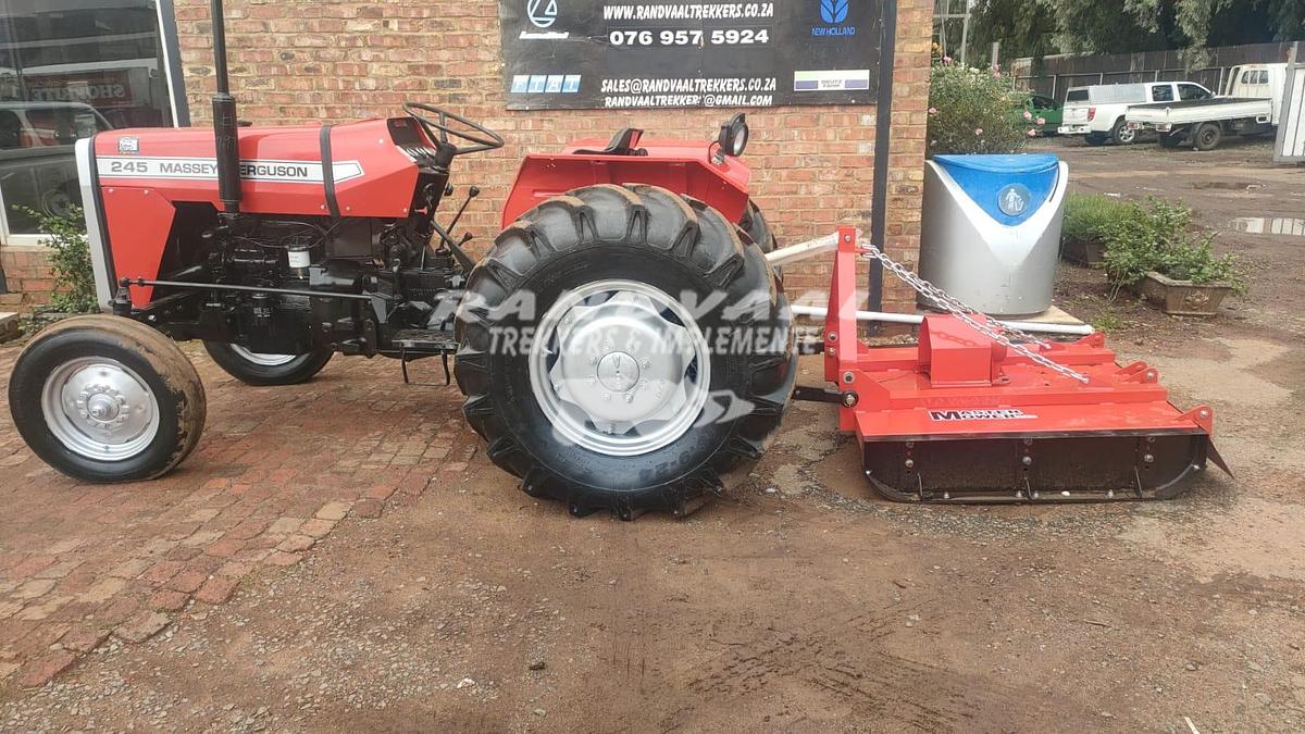 Refurbished MASSEY FERGUSON 245 WITH NEW 1.2M SLASHER COMBO @ R159000 EXCL VAT