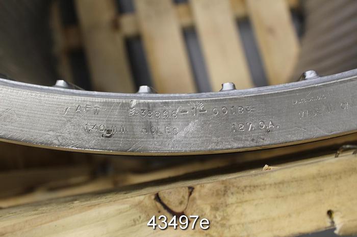 Used Black Clawson UV500 Stainless Steel Pressure Screen Basket, 1.4mm Holes #43497