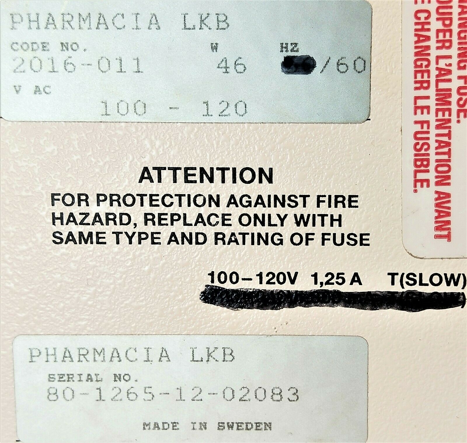 Used Pharmacia LKB VacuGene Vacuum Blotting Pump