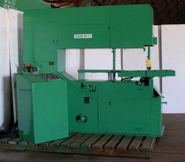 Used 64" Tannewitz Model 60MH Vertical Band Saw; S/N 13999 for...