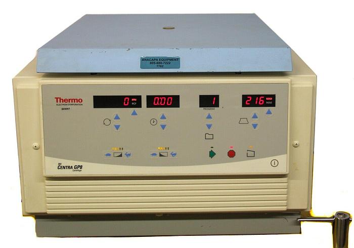 Used Thermo Electron IEC Centra GP8 Centrifuge With 216 Rotor and Buckets (7762)W