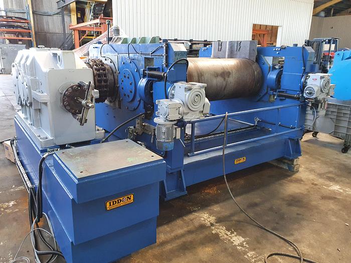 Refurbished 1990 Iddon 560mm dia x 1500mm 2 Roll Mill