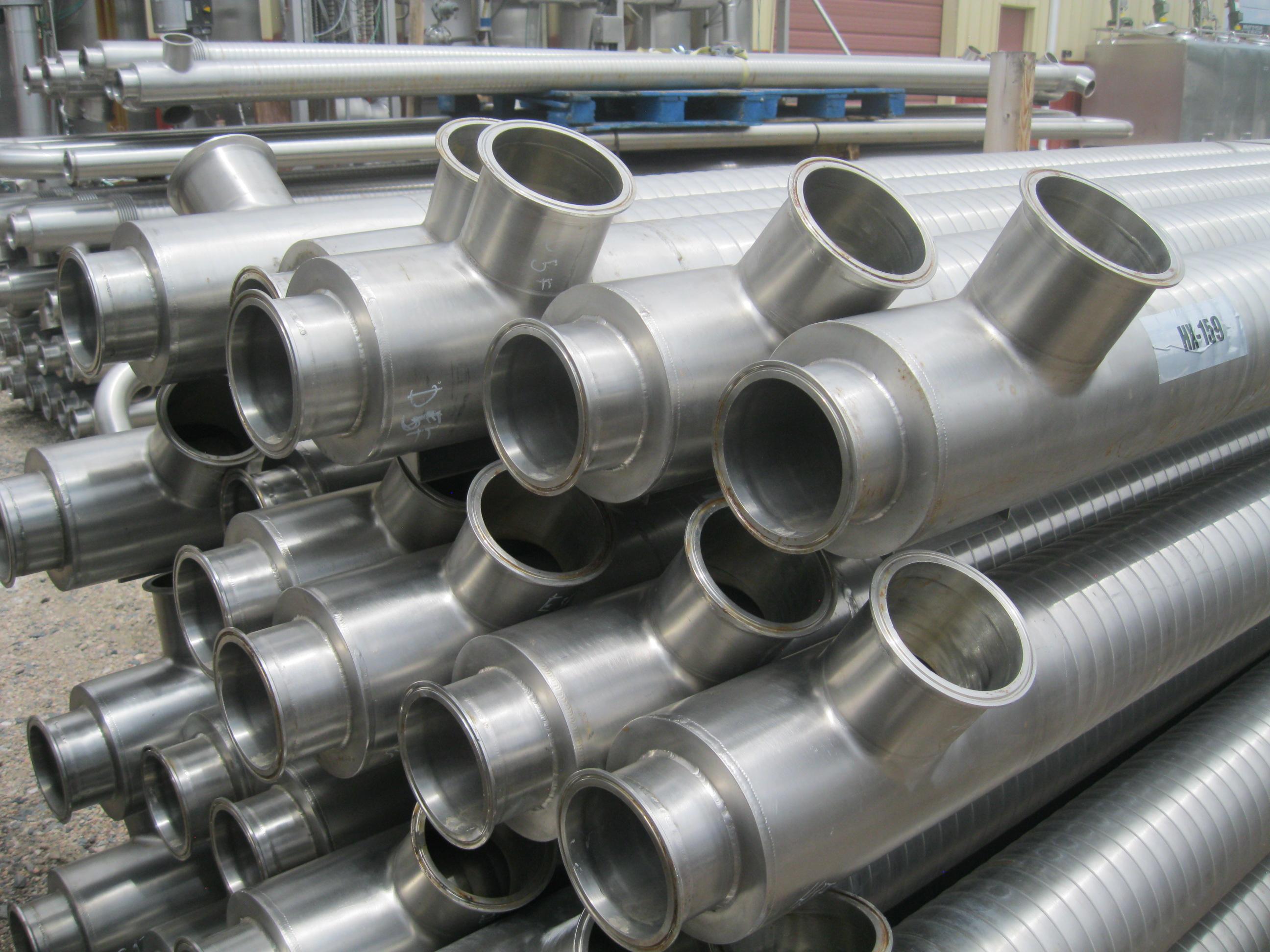 Used 20 SQ. FT. ALFA LAVAL SPIRAL HEAT TUBES