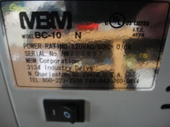 Used MBM BC-10 Business Card Slitter Video