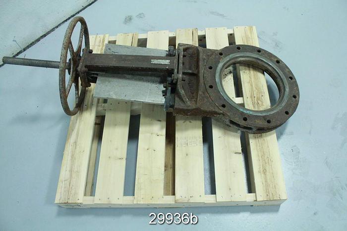 Used Dezurik M 14" Hand Operated Knife Gate Valve #29936