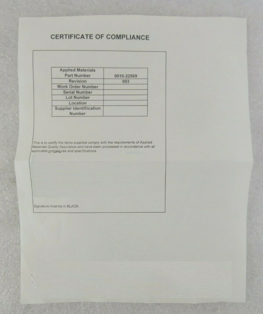 Used AMAT Applied Materials 0010-22569 300mm PVD Source Assembly Chamber Refurbished