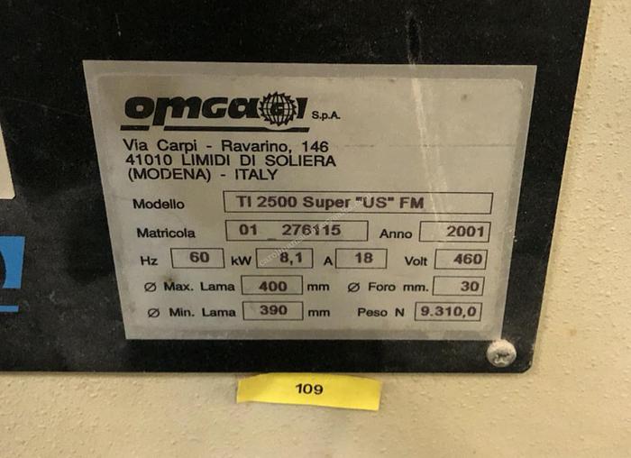 Used Omga TI 2500 Super US