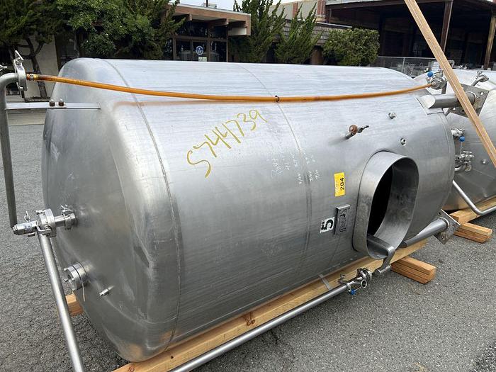 Used Tank, 775 Gallon, Stainless Steel, 25 BBL Brite Tank #S744739