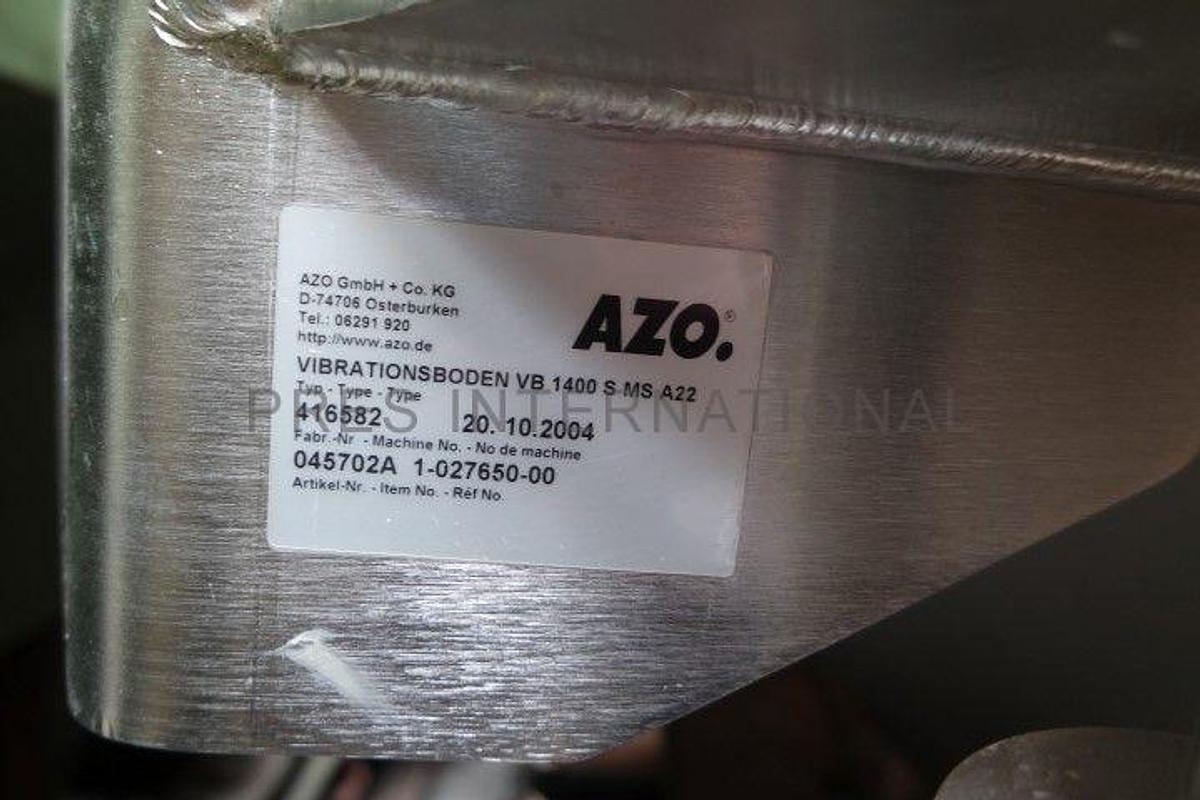 Used Discharge bottom AZO VB1400