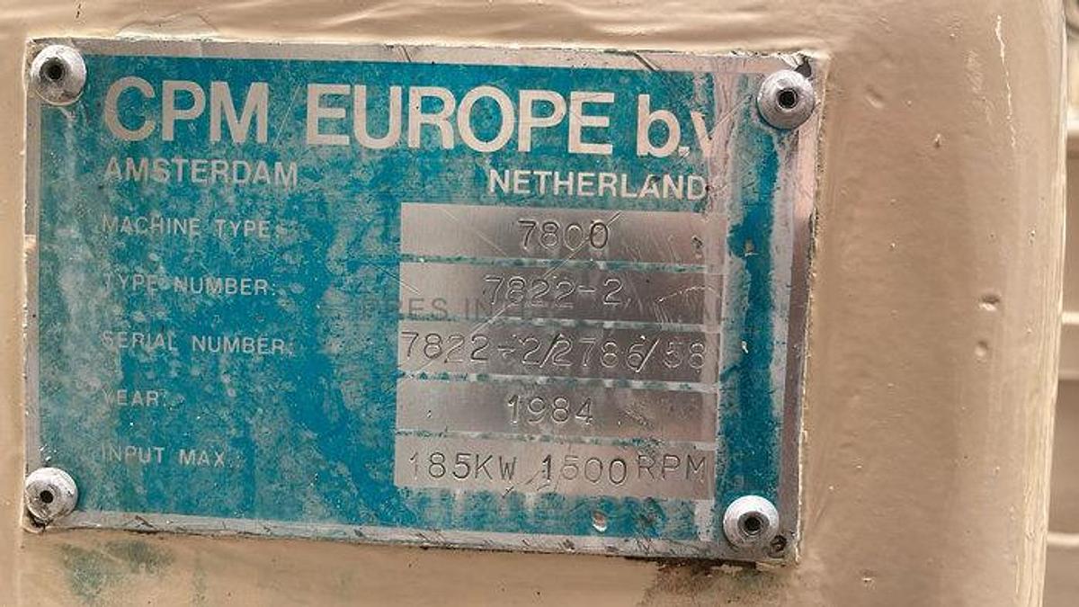 Gebruikt Pellet press CPM 7830-6